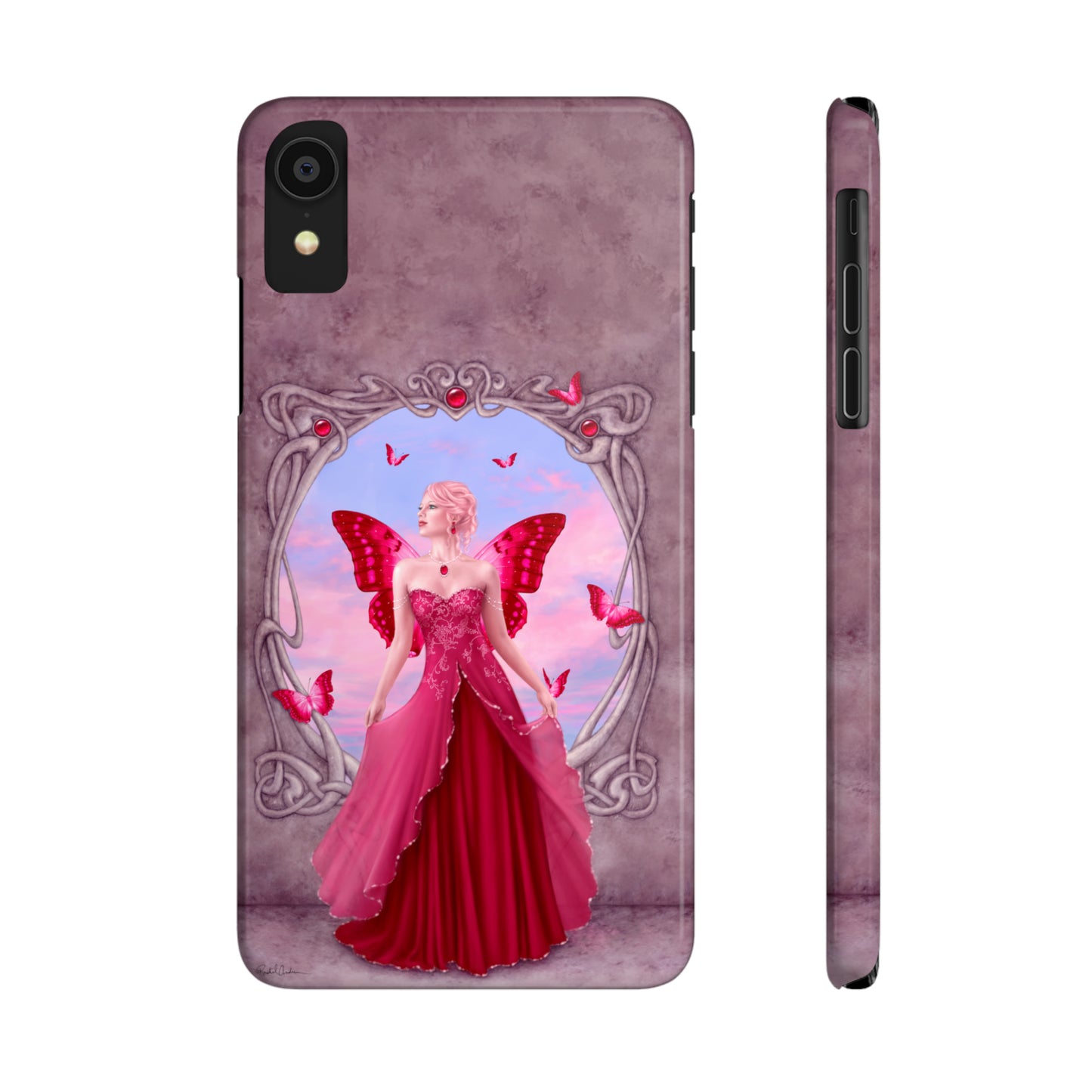 Phone Case - Ruby Birthstone Fairy