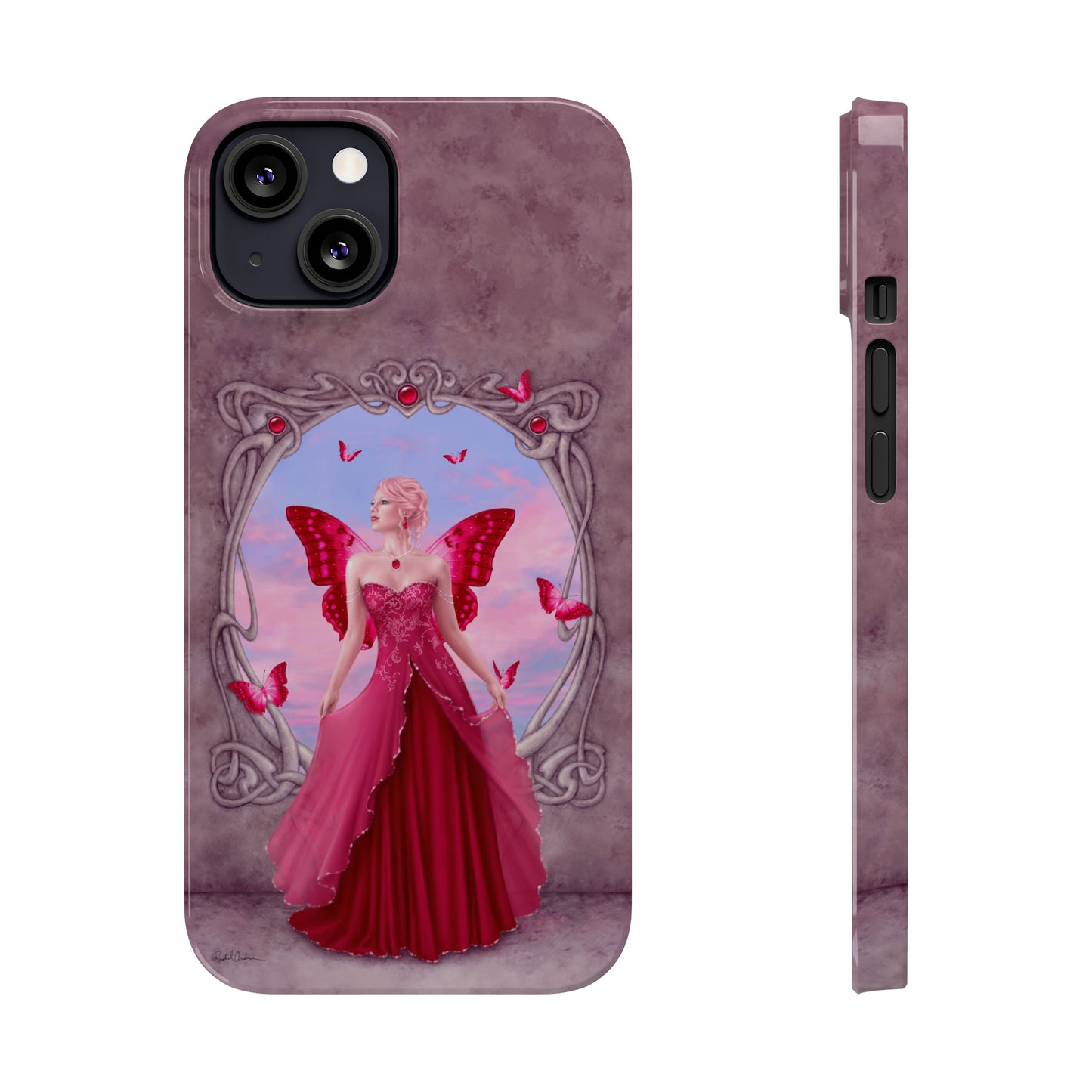 Phone Case - Ruby Birthstone Fairy