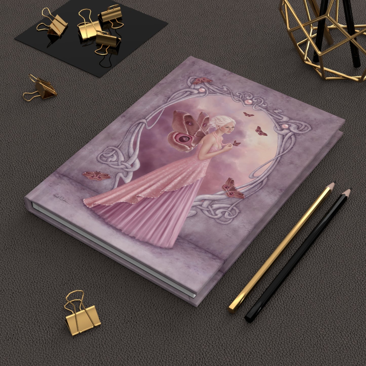 Hardcover Journal - Birthstones - Pearl