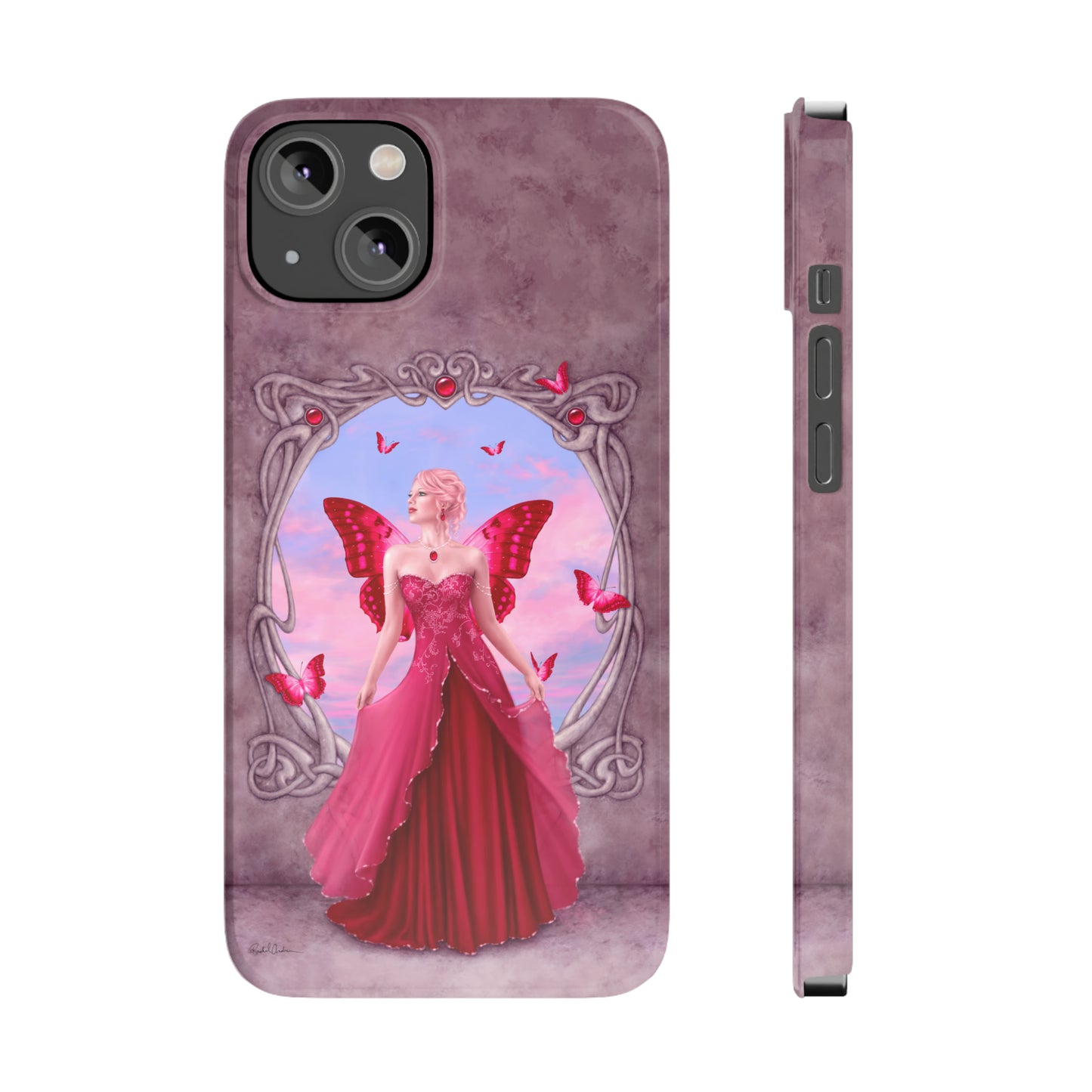 Phone Case - Ruby Birthstone Fairy