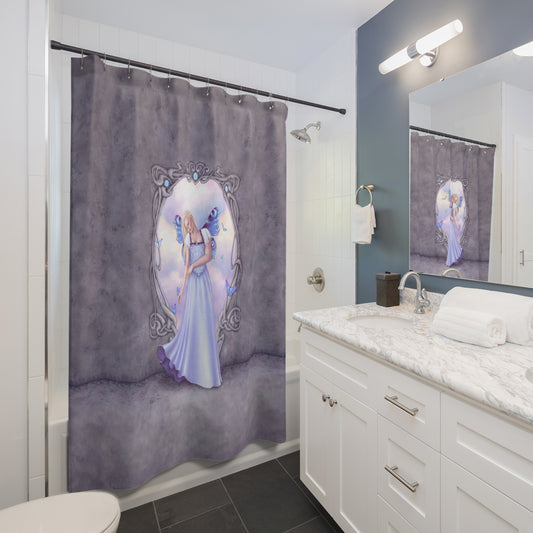 Shower Curtain - Birthstones - Opal