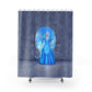 Shower Curtain - Birthstones - Blue Topaz