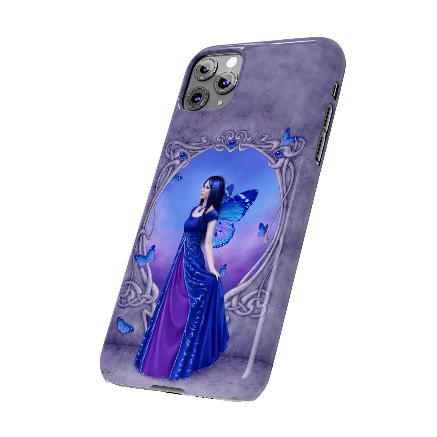 Phone Case - Sapphire Birthstone Fairy