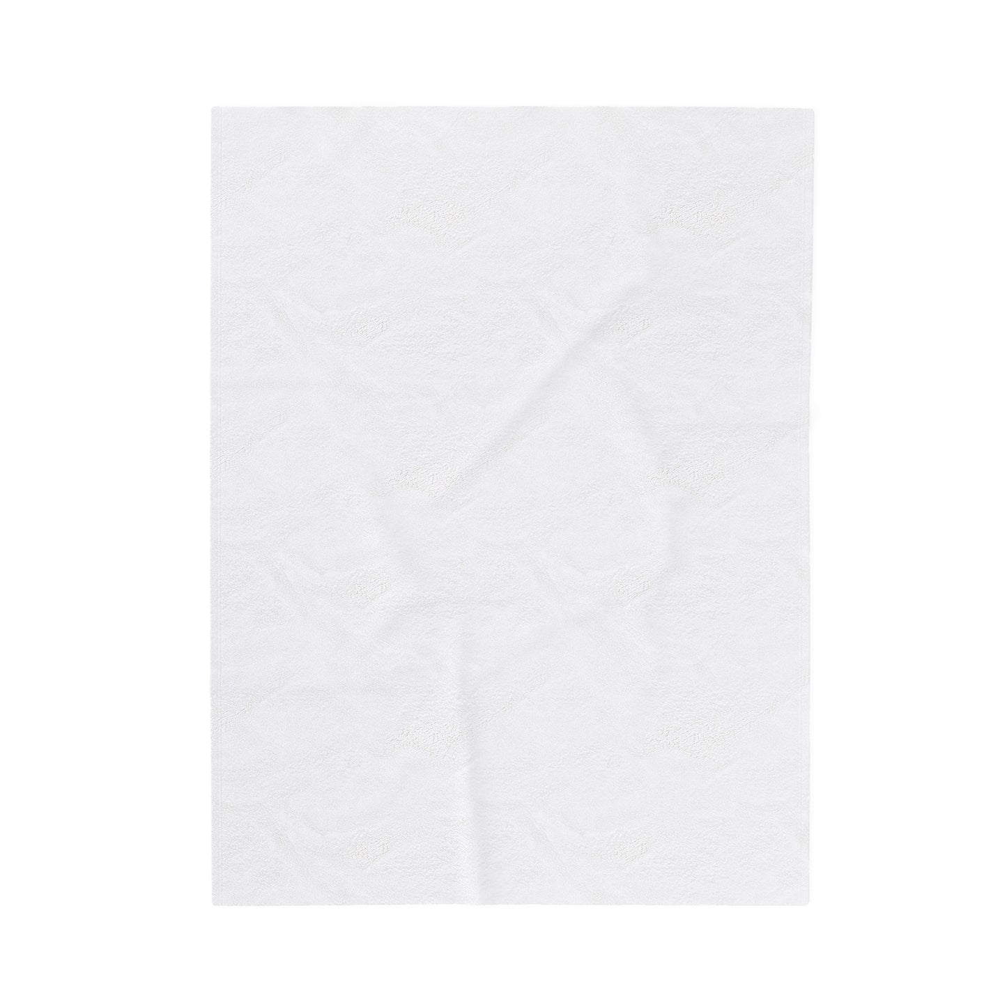 Velveteen Plush Blanket - Birthstones - Pearl
