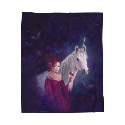 Velveteen Plush Blanket - The Mystic