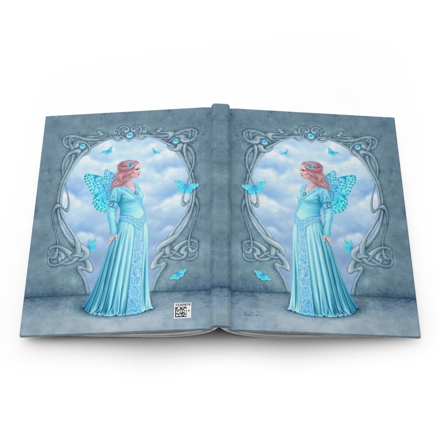 Hardcover Journal - Birthstones - Aquamarine