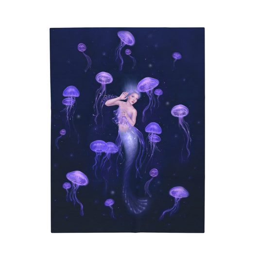 Velveteen Plush Blanket - Bioluminescence