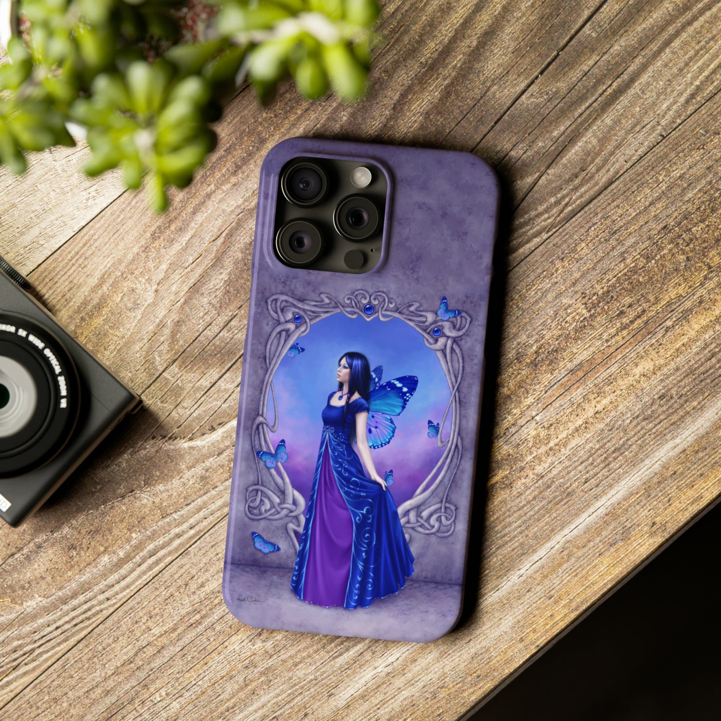 Phone Case - Sapphire Birthstone Fairy