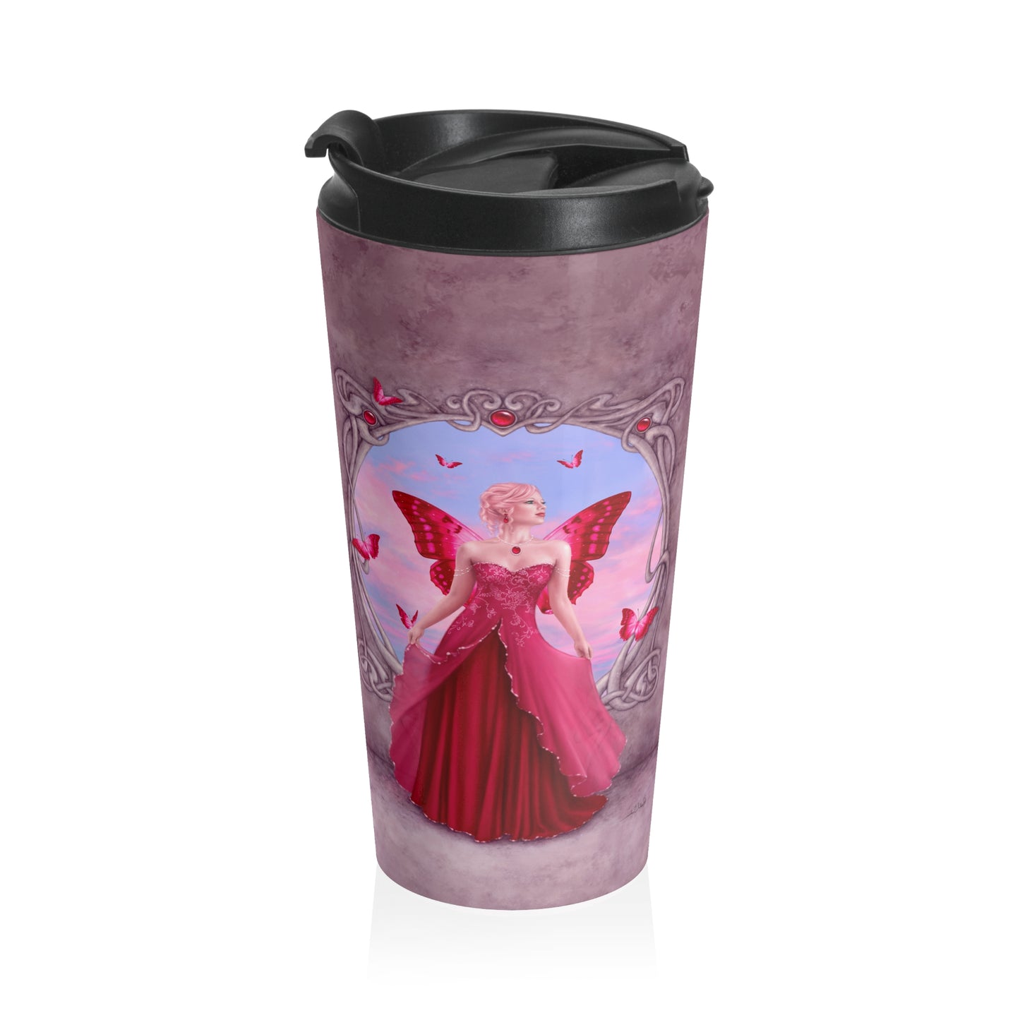 Travel Mug - Birthstones - Ruby