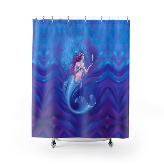 Shower Curtain - Coral