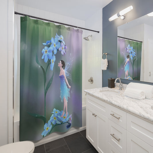 Shower Curtain - Forget-Me-Not