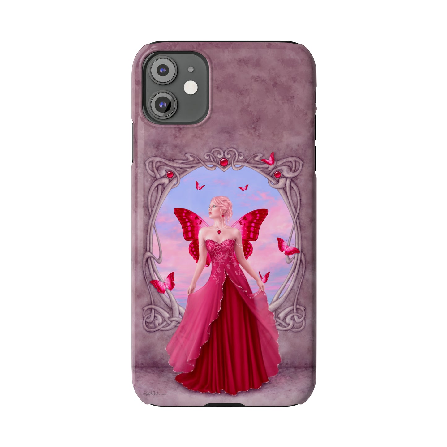 Phone Case - Ruby Birthstone Fairy