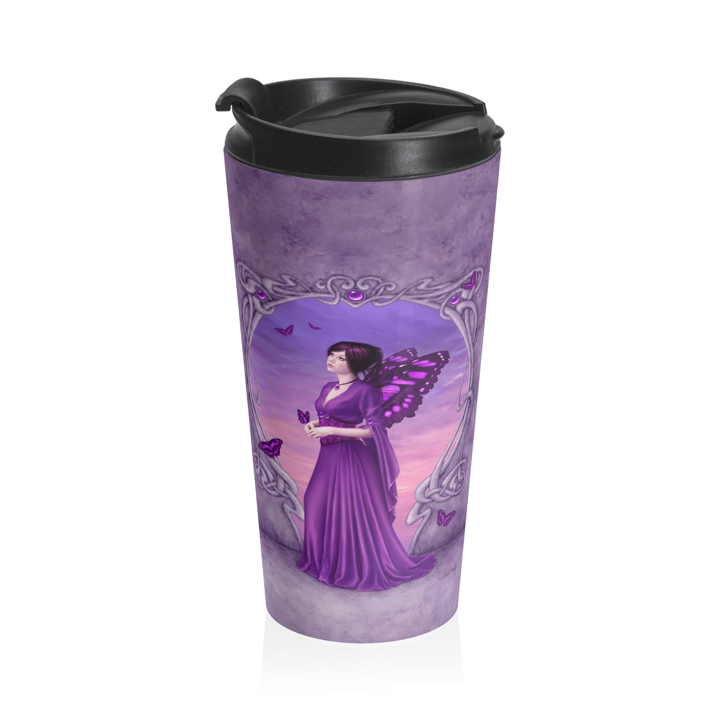 Travel Mug - Birthstones - Amethyst