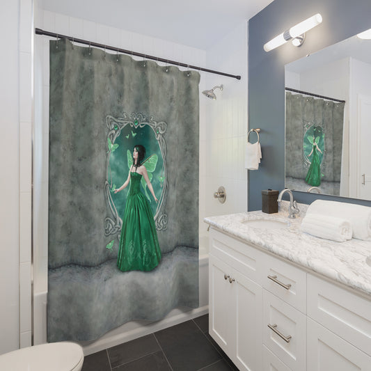 Shower Curtain - Birthstones - Emerald