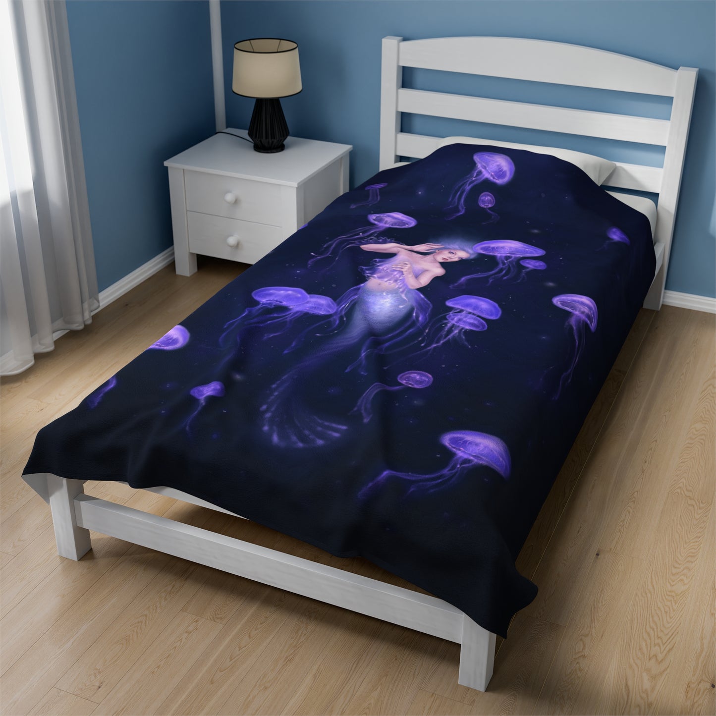 Velveteen Plush Blanket - Bioluminescence