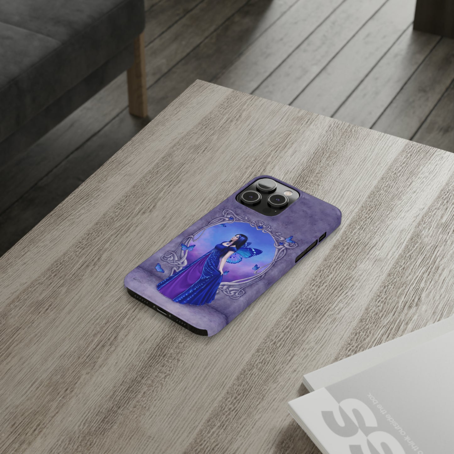 Phone Case - Sapphire Birthstone Fairy