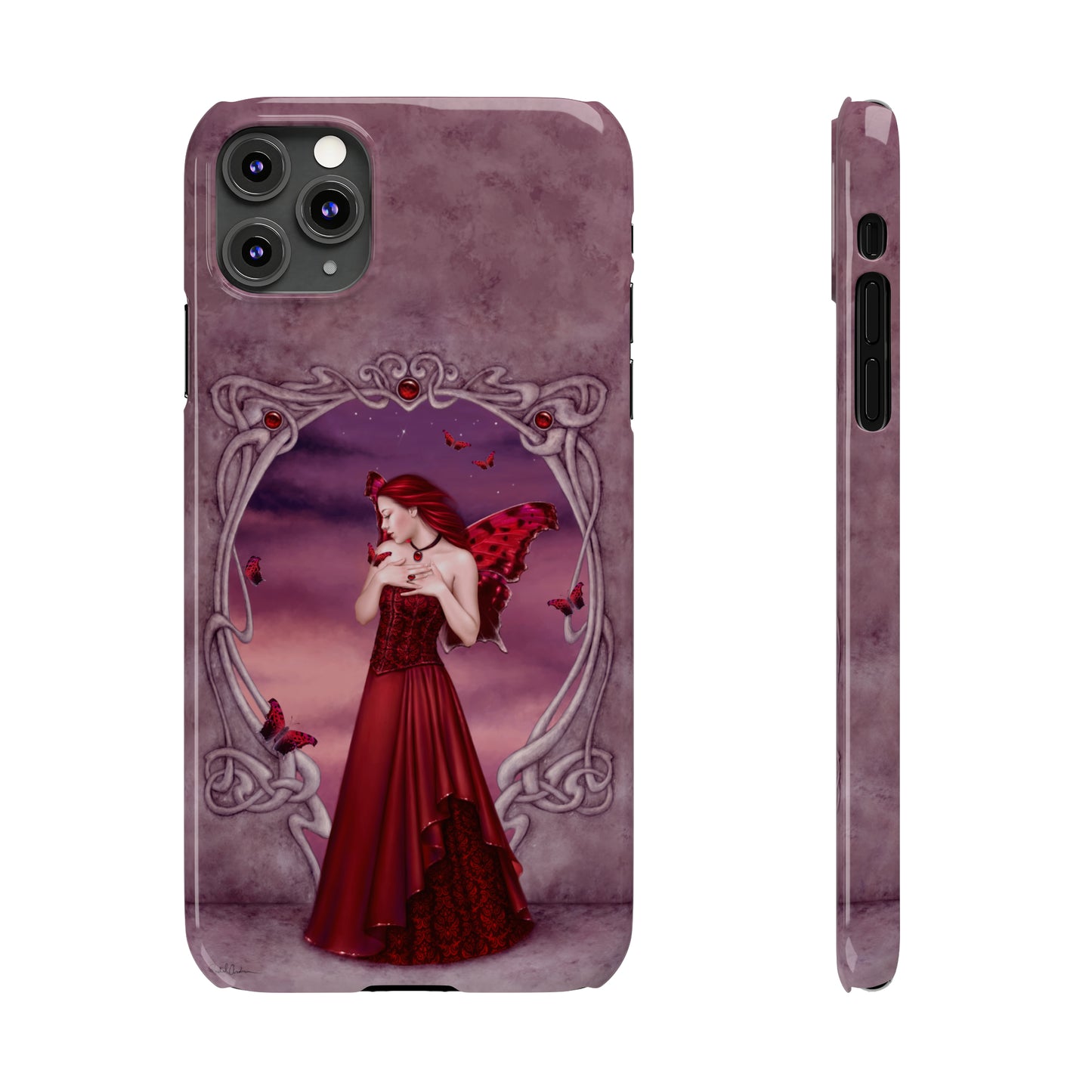 Phone Case - Garnet Birthstone Fairy