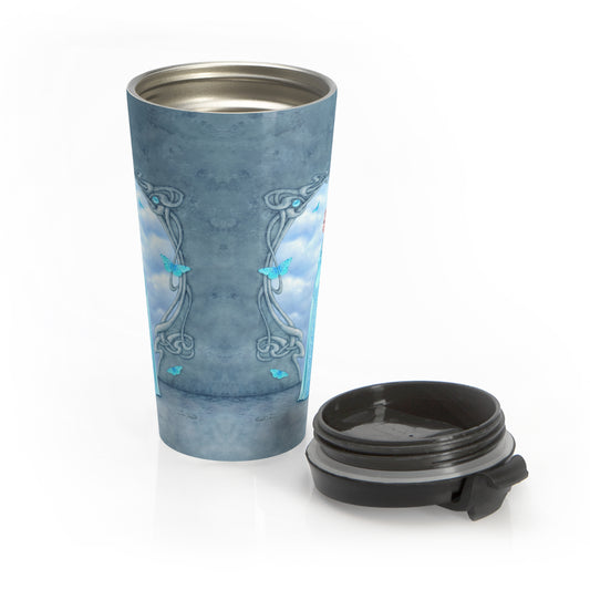 Travel Mug - Birthstones - Aquamarine