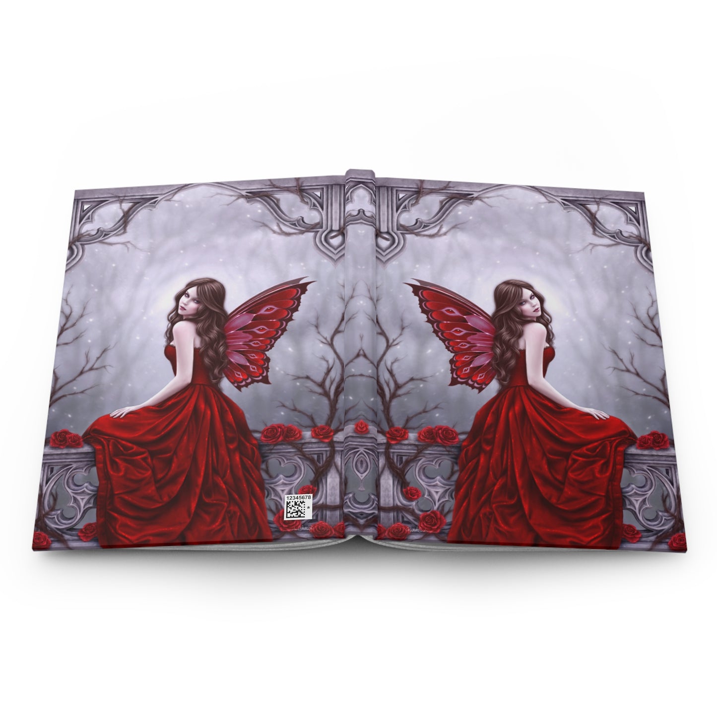 Hardcover Journal - Winter Rose