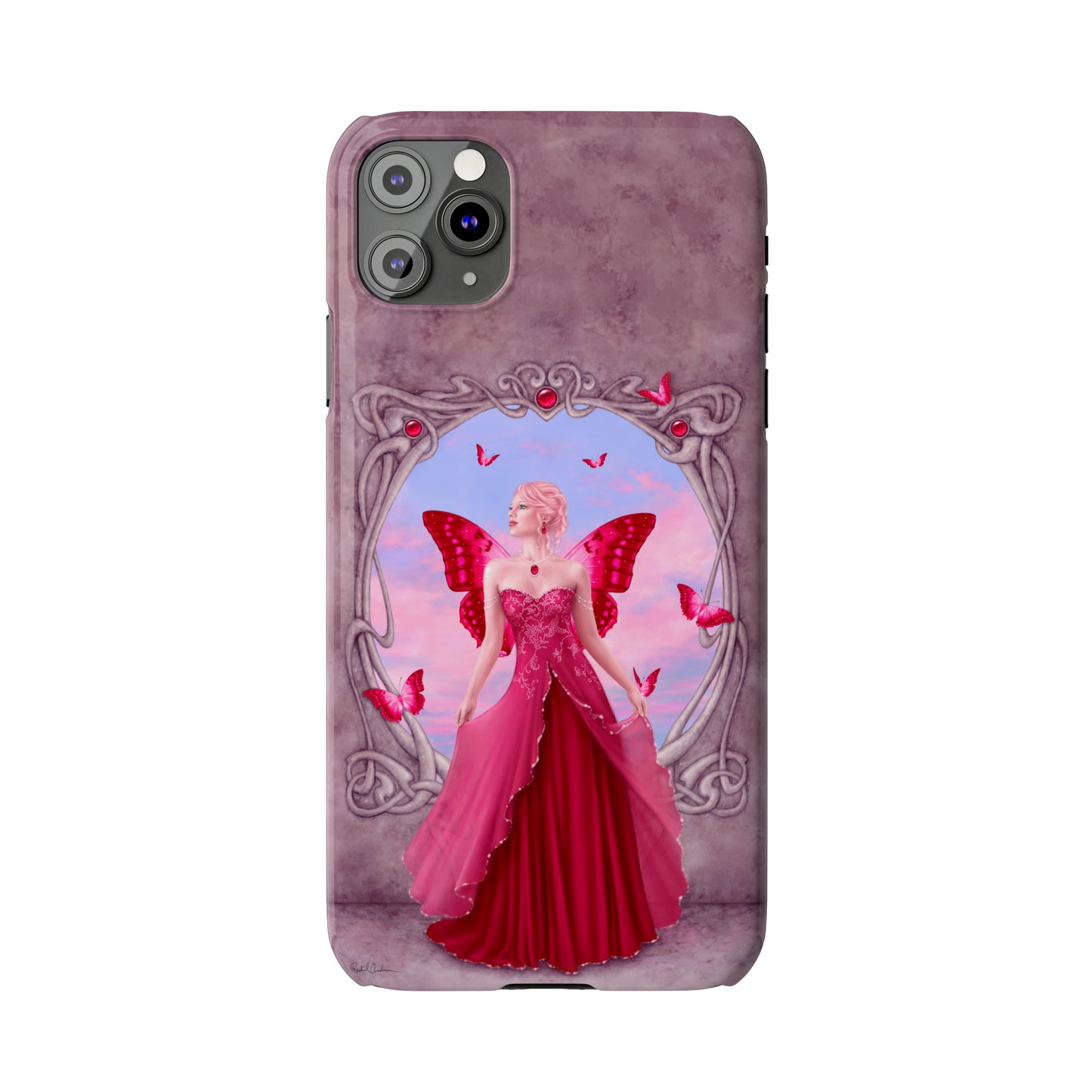 Phone Case - Ruby Birthstone Fairy