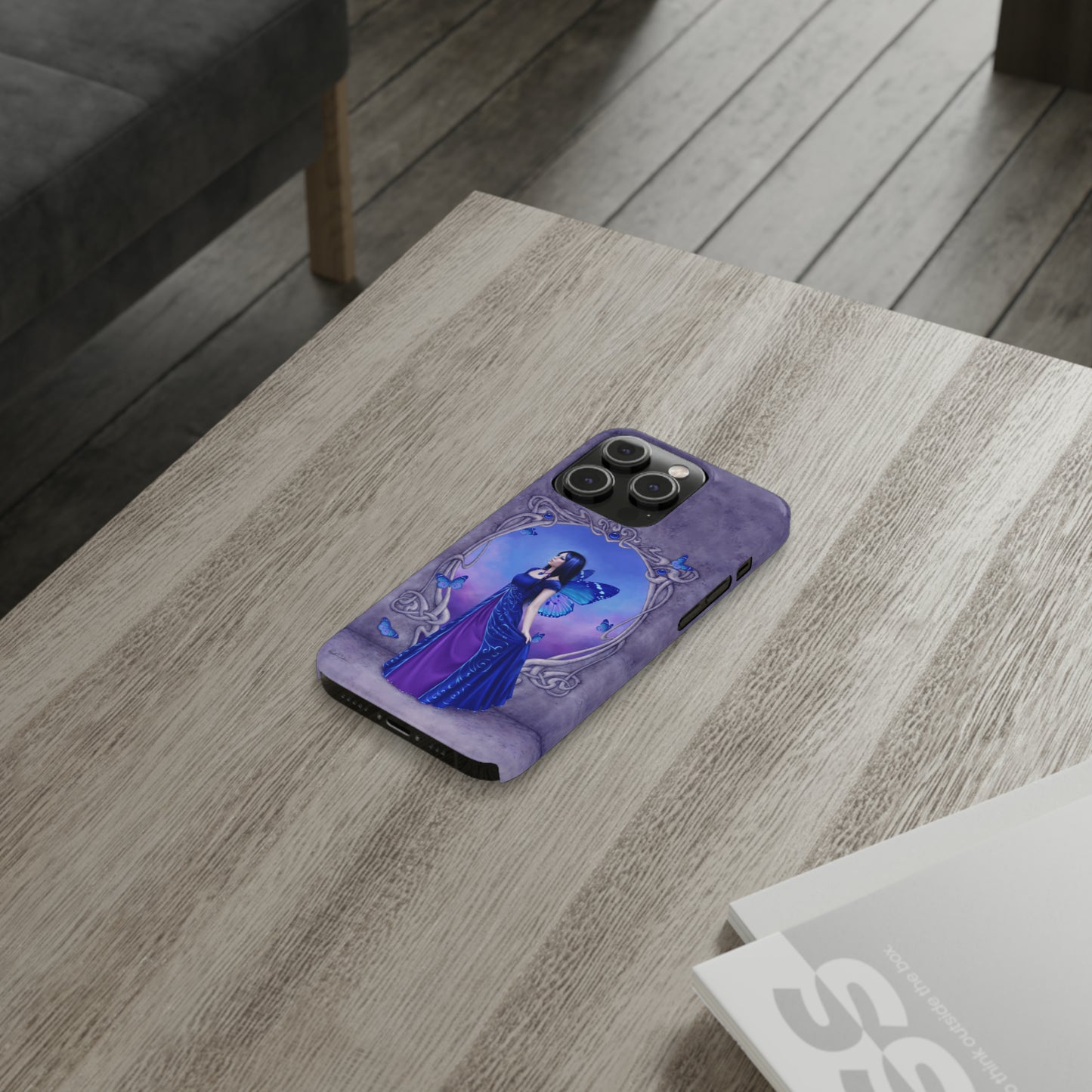 Phone Case - Sapphire Birthstone Fairy