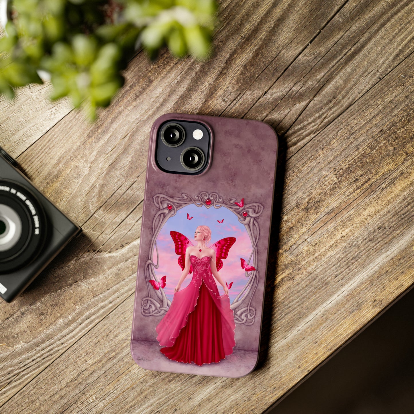 Phone Case - Ruby Birthstone Fairy