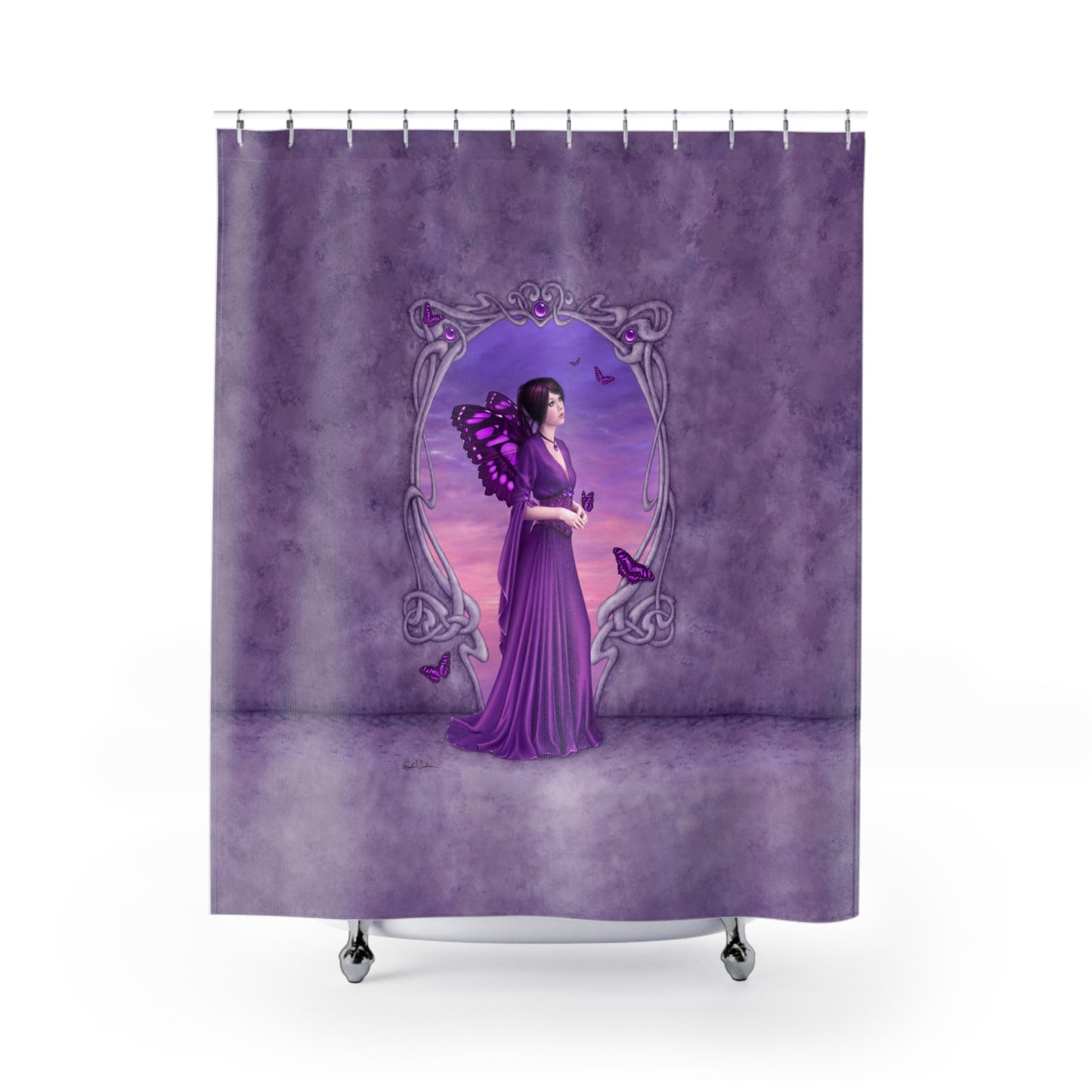 Shower Curtain - Birthstones - Amethyst