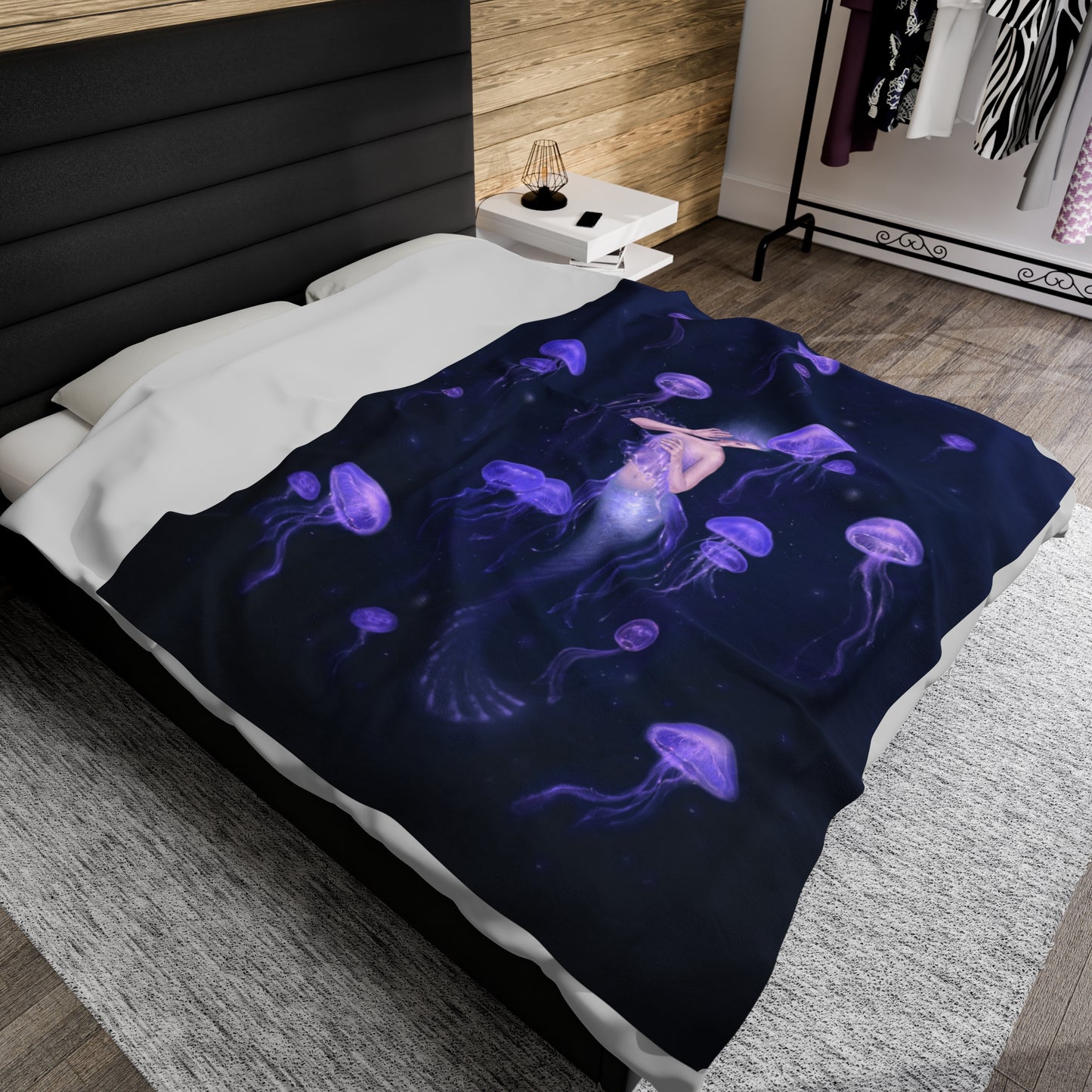 Velveteen Plush Blanket - Bioluminescence