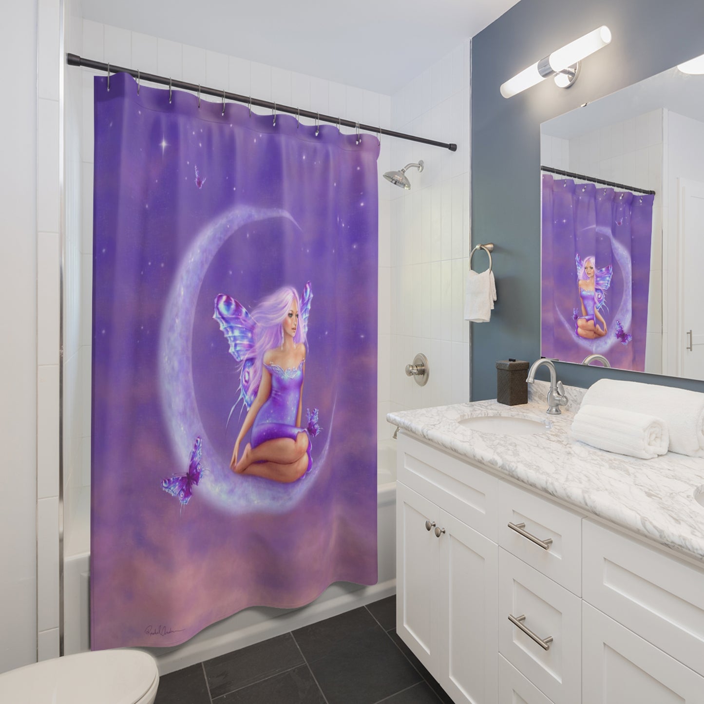 Shower Curtain - Lavender Moon