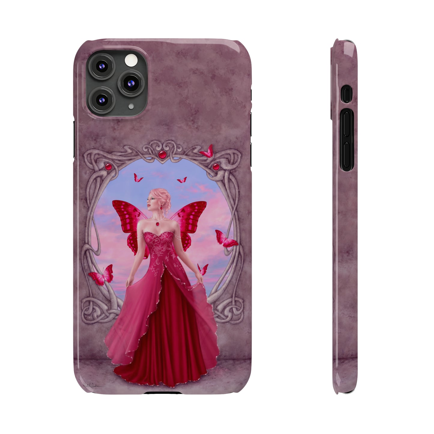 Phone Case - Ruby Birthstone Fairy