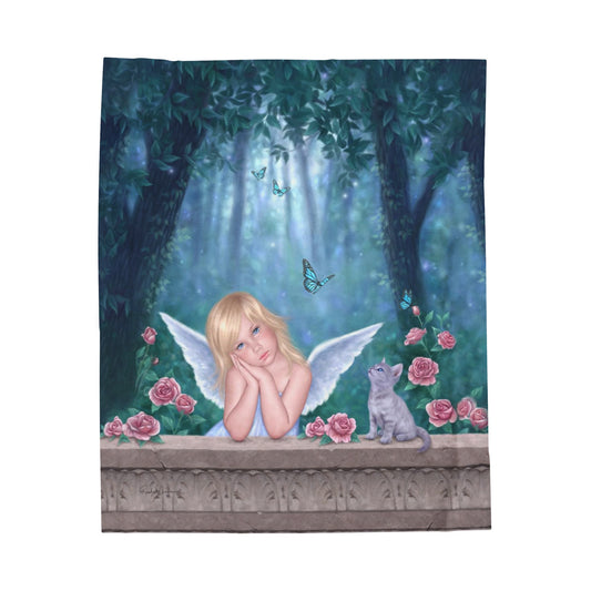 Velveteen Plush Blanket - Little Miracles