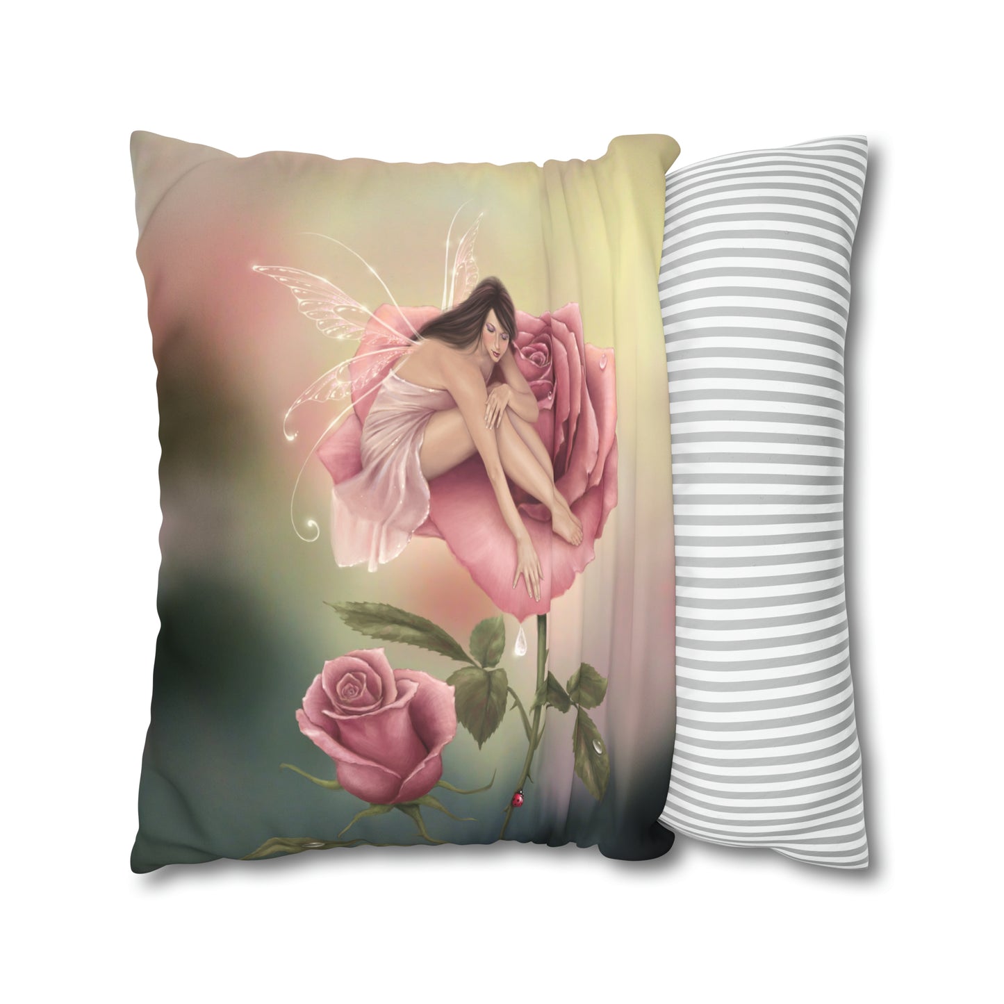 Throw Pillow Cover - Rose