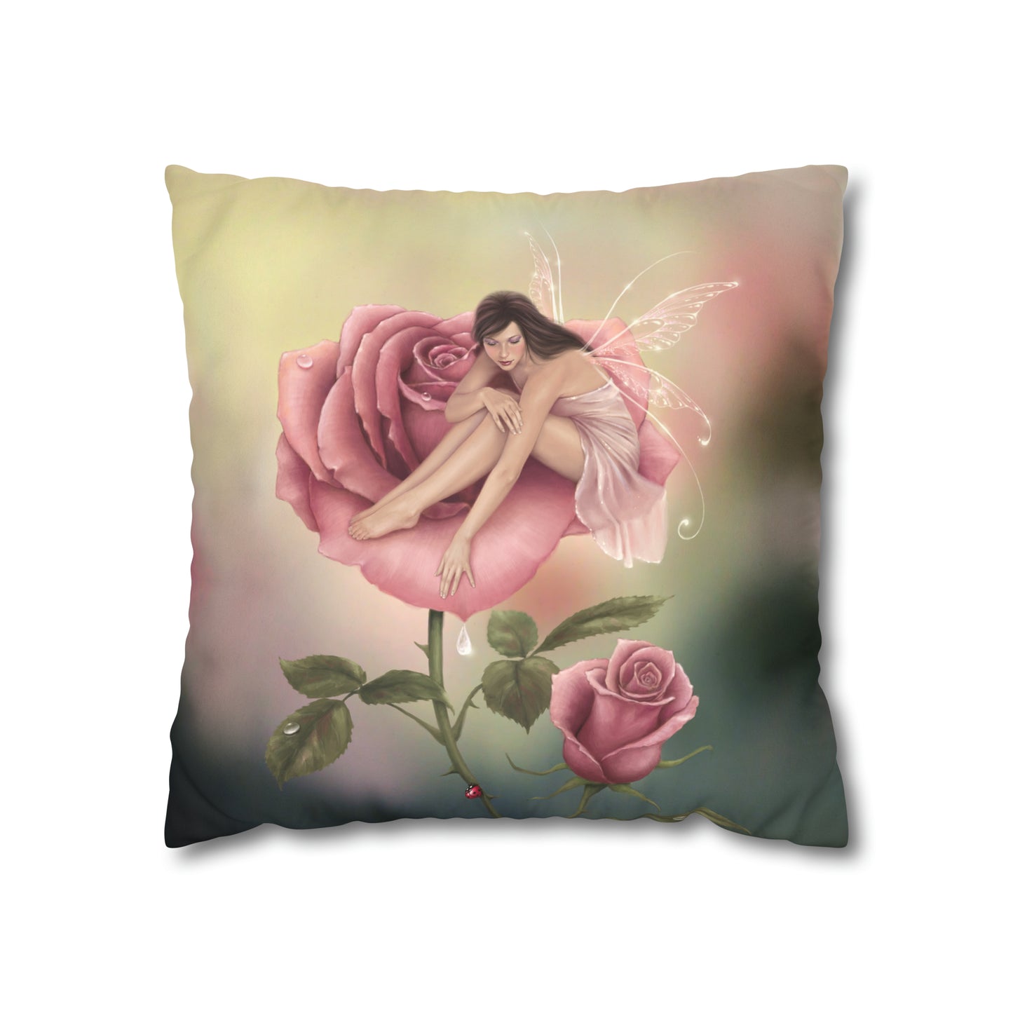 Throw Pillow Cover - Rose