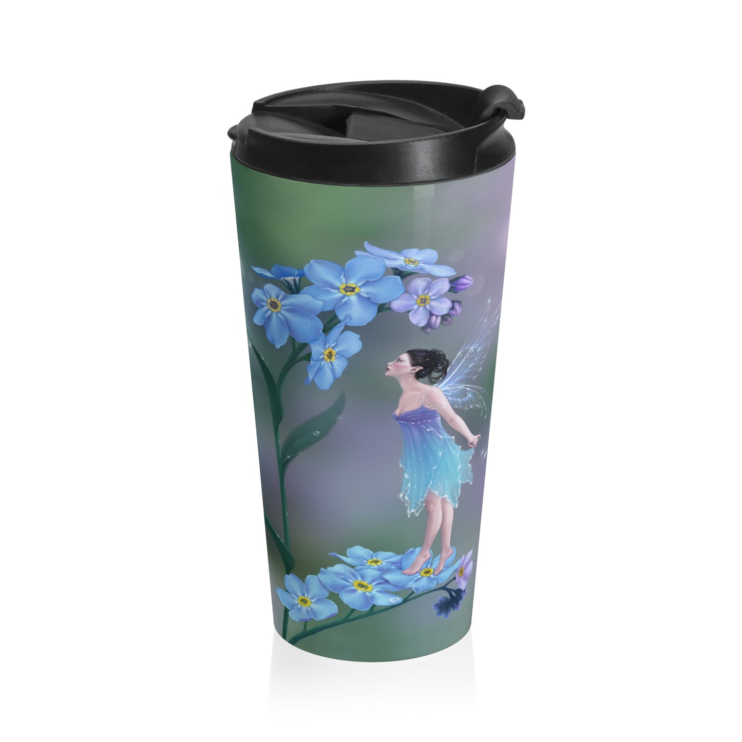 Travel Mug - Forget Me Not