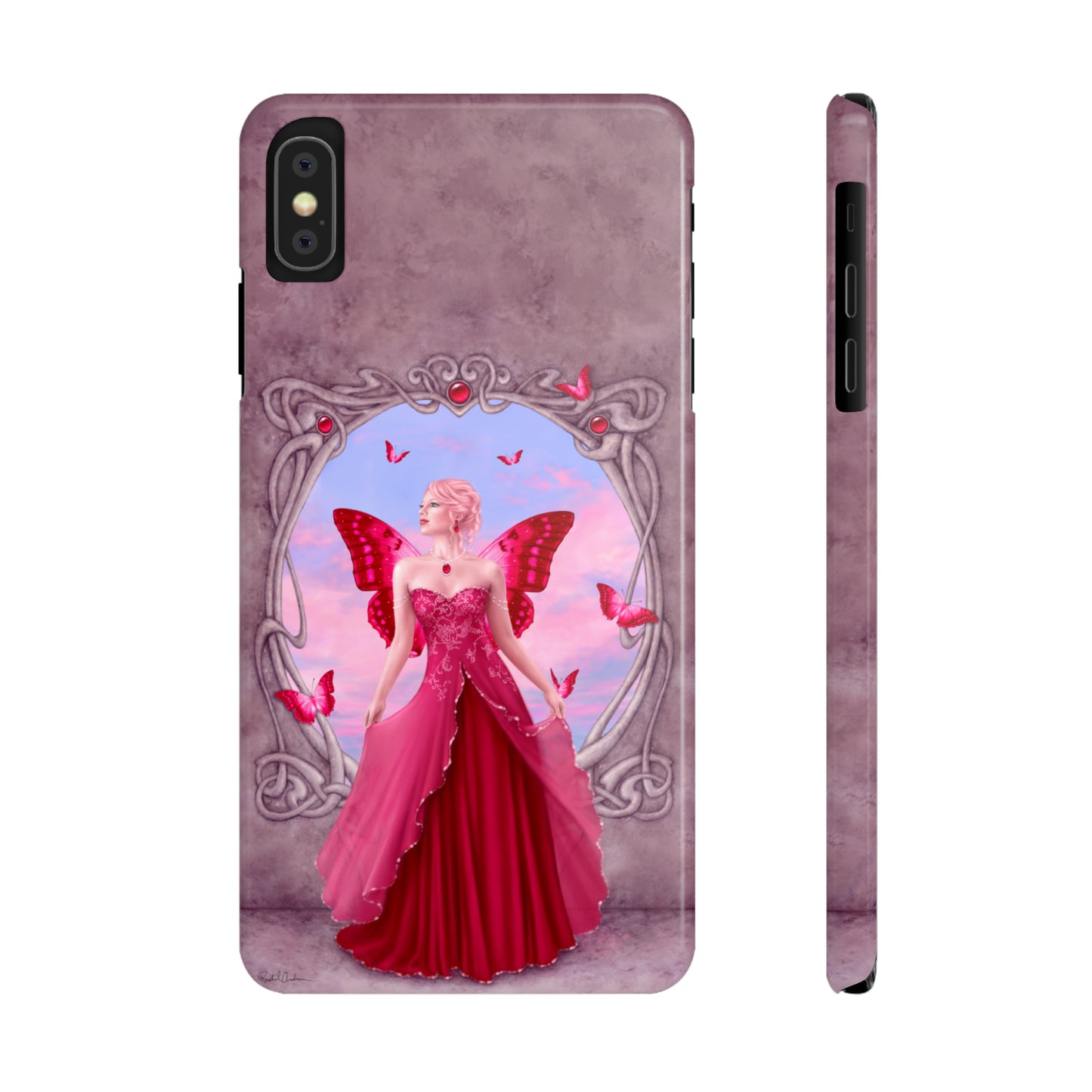 Phone Case - Ruby Birthstone Fairy