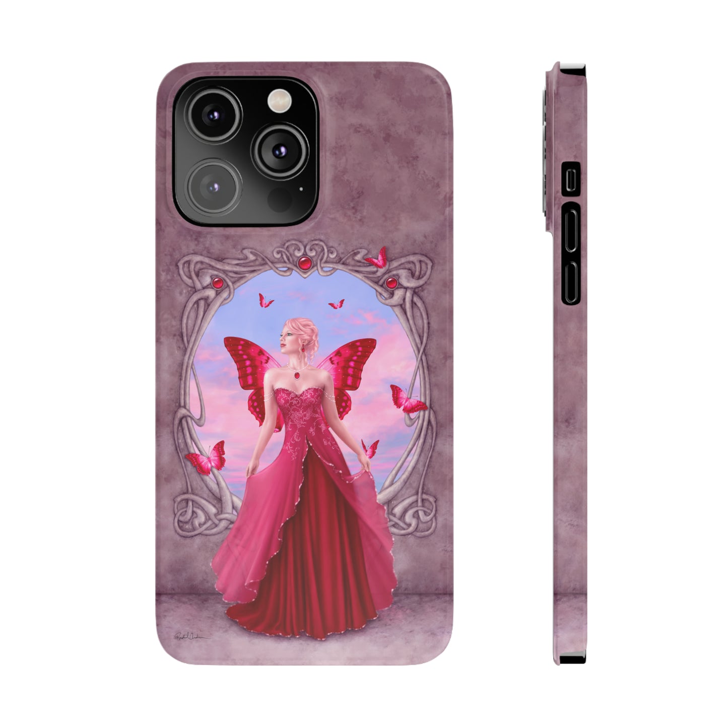 Phone Case - Ruby Birthstone Fairy