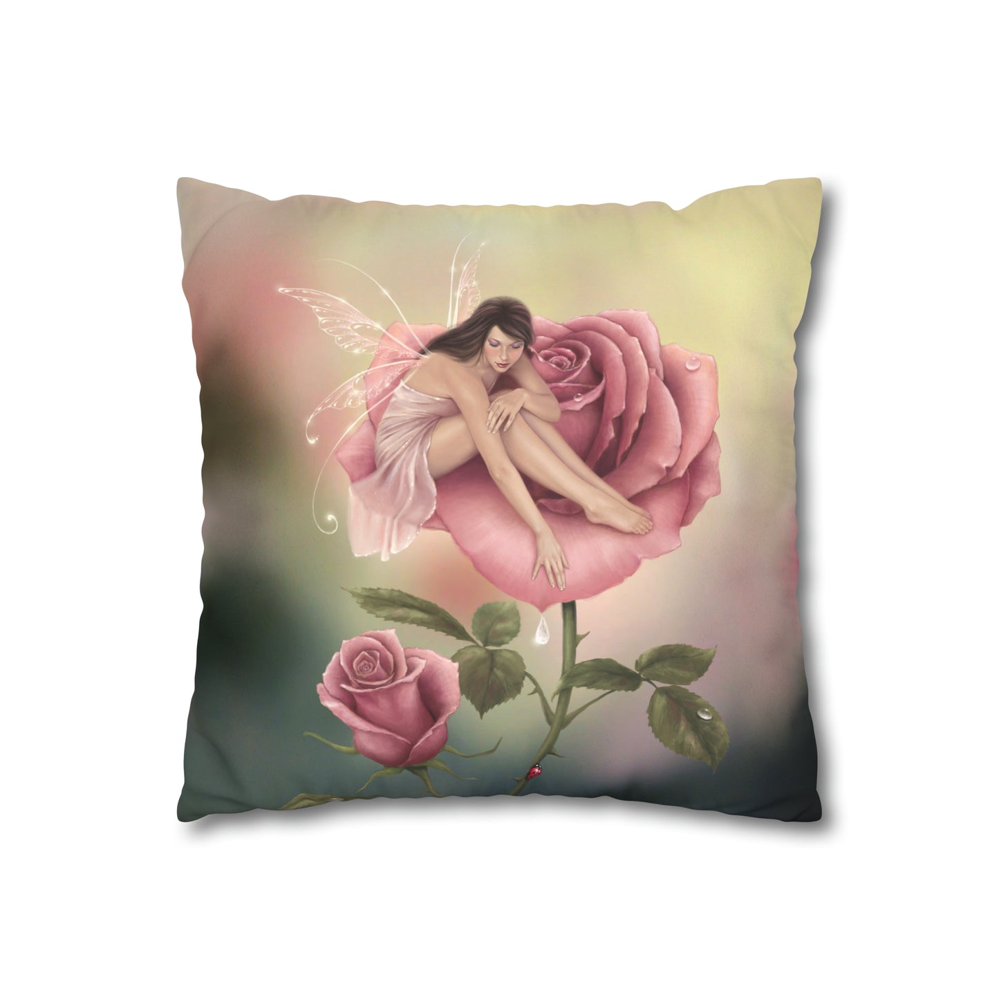 Throw Pillow Cover - Rose