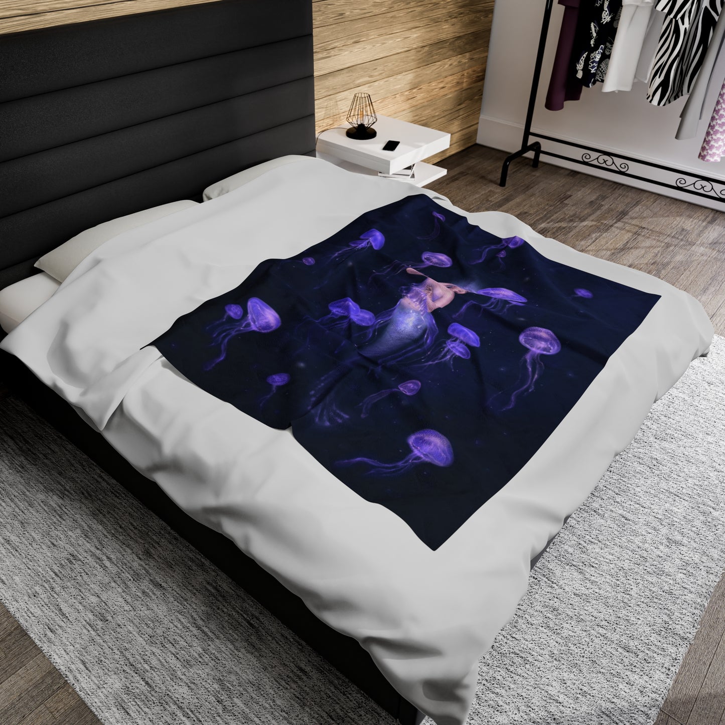 Velveteen Plush Blanket - Bioluminescence