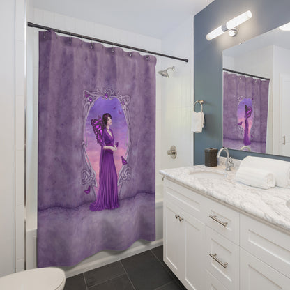 Shower Curtain - Birthstones - Amethyst