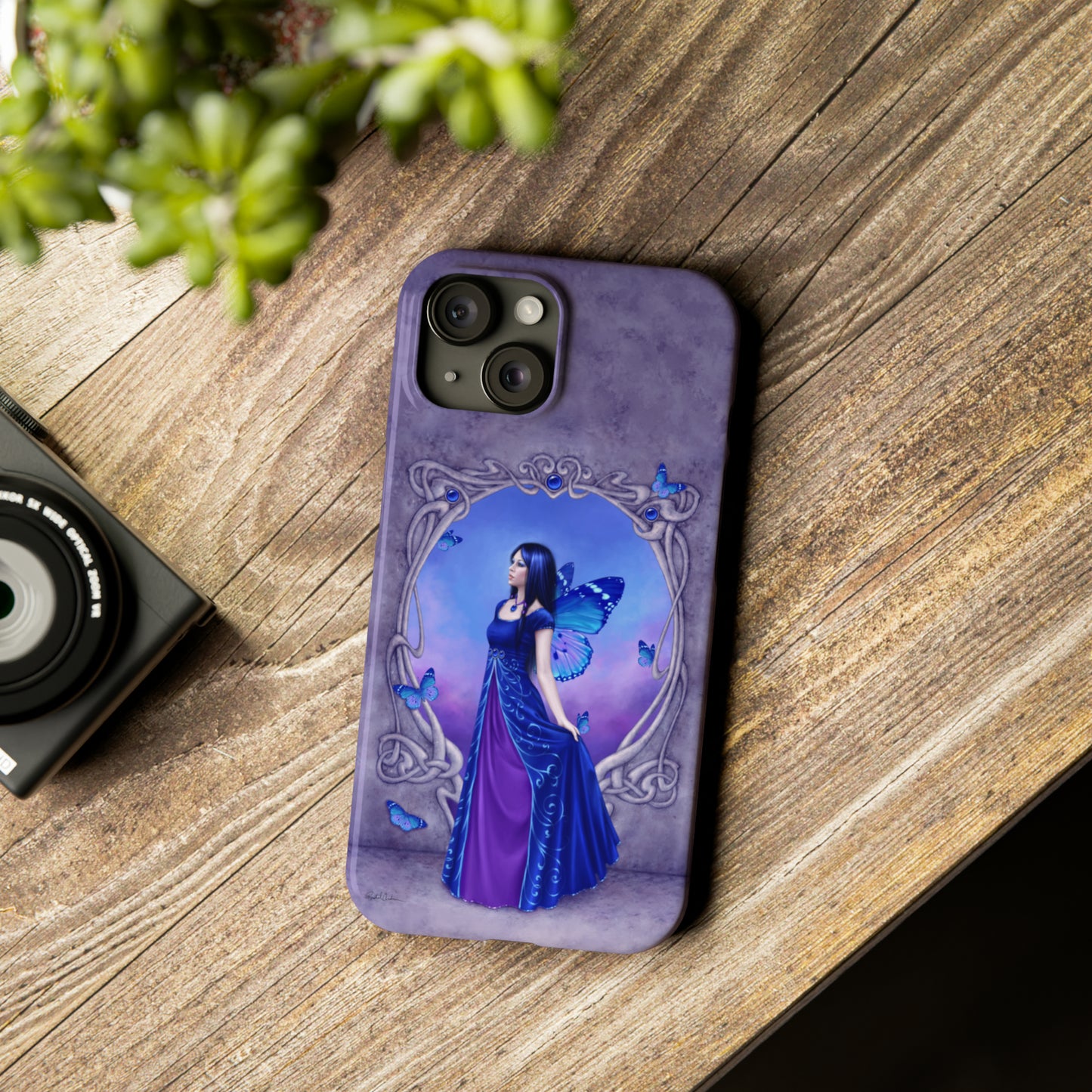 Phone Case - Sapphire Birthstone Fairy