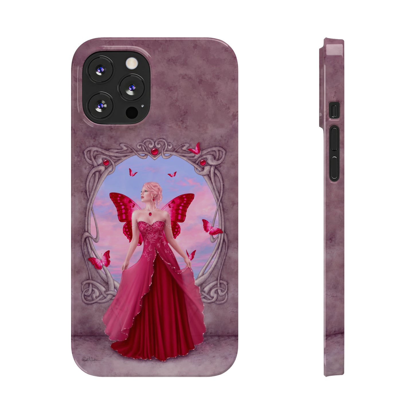 Phone Case - Ruby Birthstone Fairy