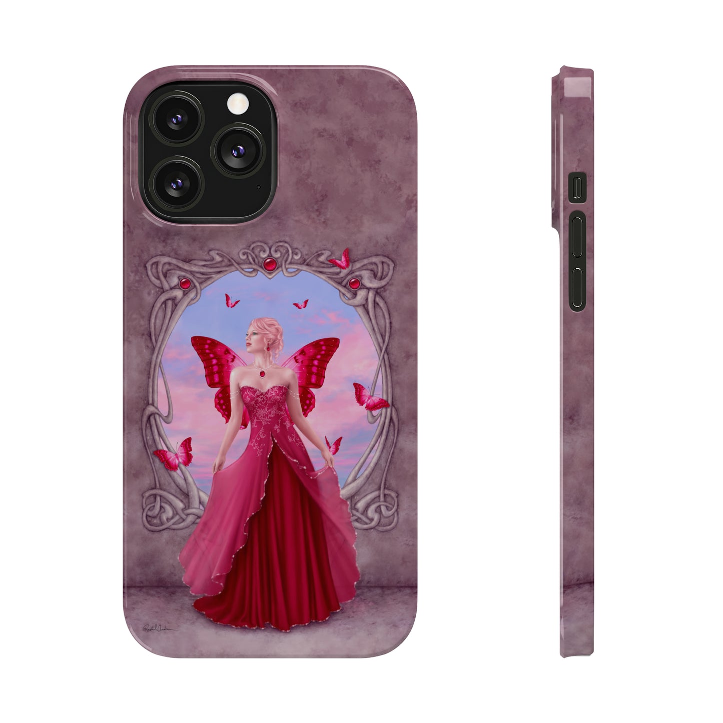 Phone Case - Ruby Birthstone Fairy