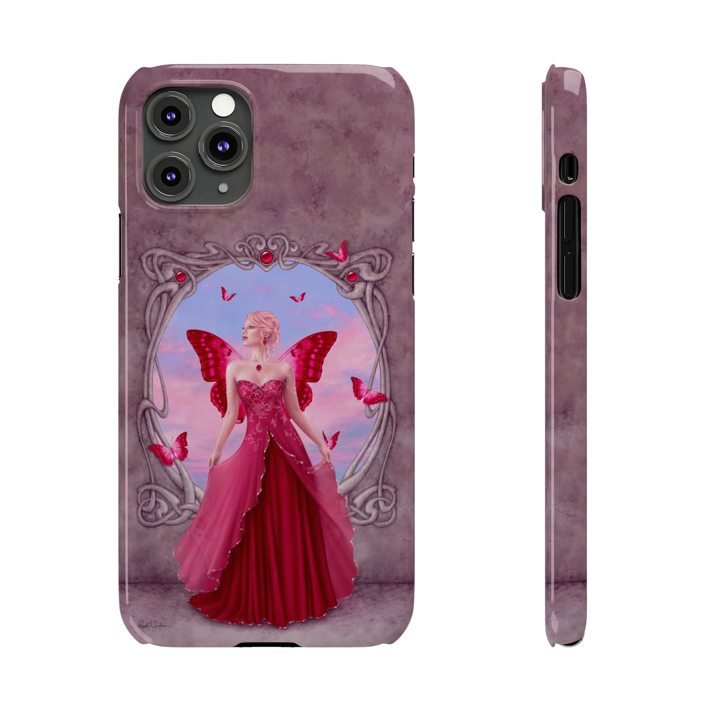 Phone Case - Ruby Birthstone Fairy