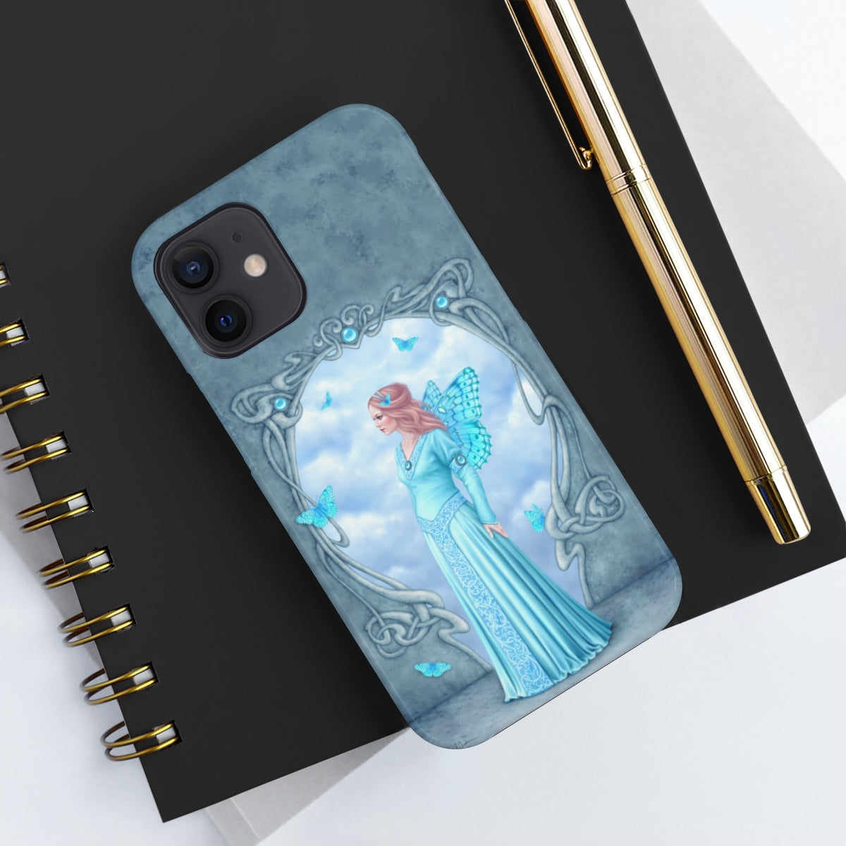 Tough Phone Case - Aquamarine Birthstone Fairy