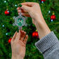 Snowflake Ornament - Emerald Birthstone Fairy