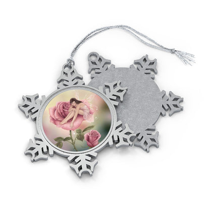 Snowflake Ornament - Rose