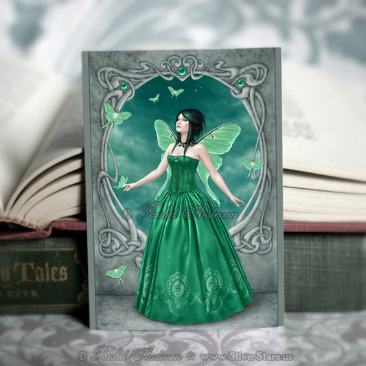 Birthstones - Emerald Fairy Mini Print