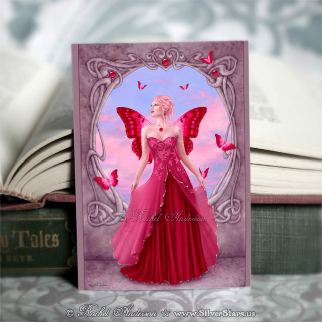 Birthstones - Ruby Fairy Mini Print