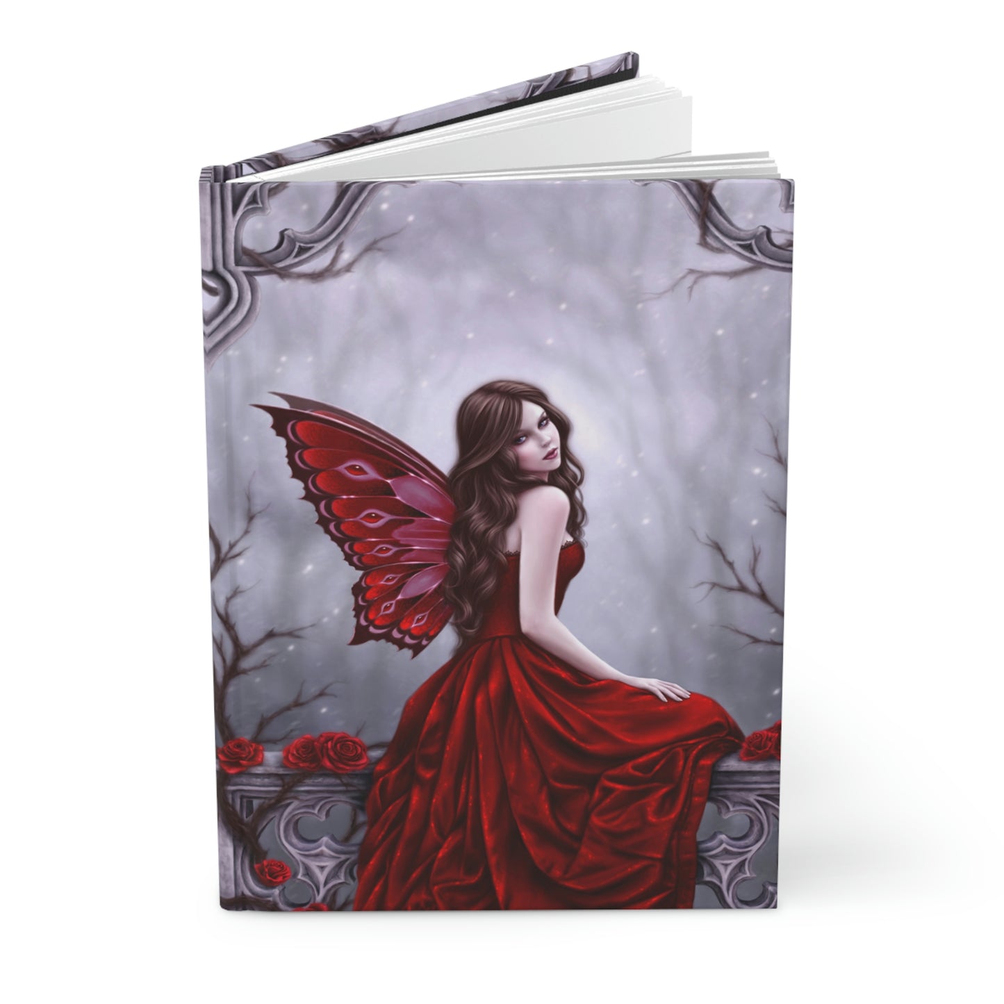 Hardcover Journal - Winter Rose