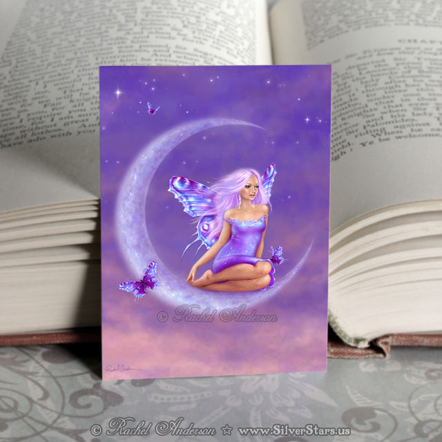 Lavender Moon Fairy Mini Print